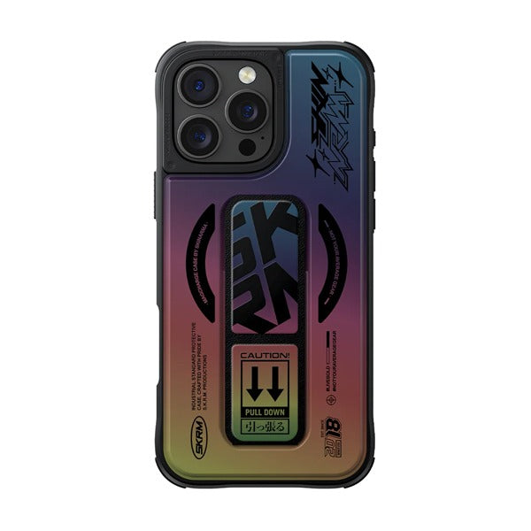 SkinArma iPhone 16 Pro Max Kira Kobai MagSafe Case With Grip Stand | Hologram SkinArma iPhone 16 Pro Max Kira Kobai MagSafe Case With Grip Stand | Hologram